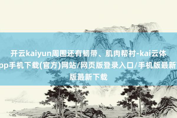 开云kaiyun周围还有韧带、肌肉帮衬-kai云体育app手机下载(官方)网站/网页版登录入口/手机版最新下载